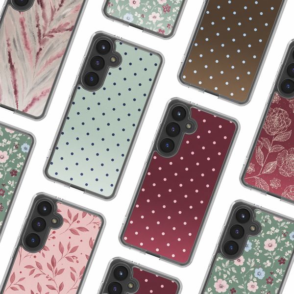 imoshion Coque Design Samsung Galaxy S24 - Polka Dot Mintgroen