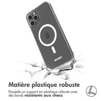 Accezz Coque Clear avec MagSafe pour l'Apple iPhone 13 Pro - Transparent