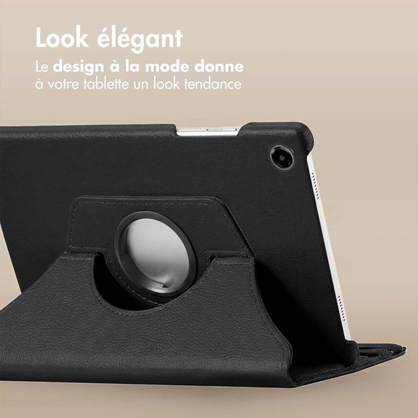 imoshion Coque tablette rotatif à 360° Samsung Galaxy Tab A8 - Noir