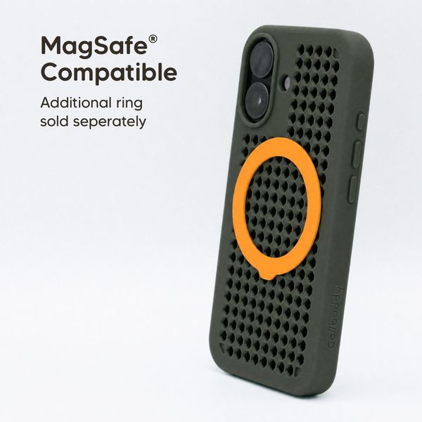 Callbuddy Coque avec strap Apple iPhone 17 - Camo Orange
