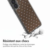imoshion Coque Design Samsung Galaxy S24 - Polka Dot Bruin