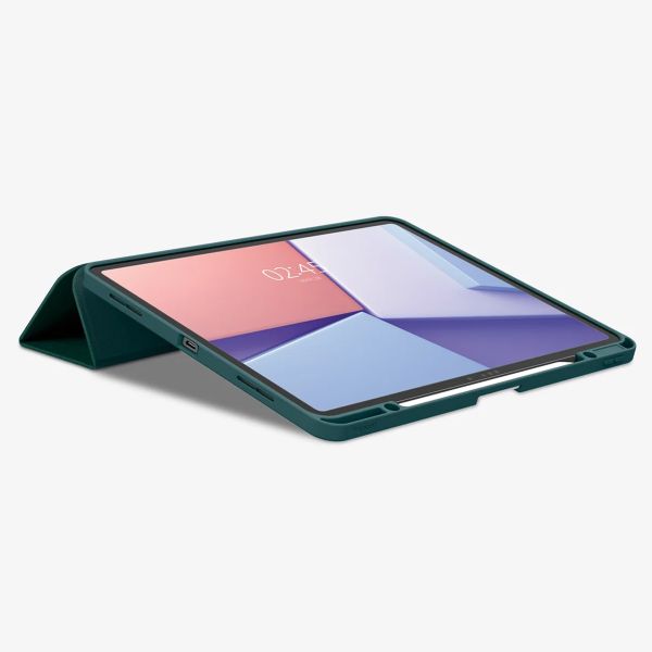 Spigen Coque tablette Urban Fit Apple iPad Air 11 pouces (2026) M4 / (2025) M3 / (2024) M2 / Air 5 (2022) / Air 4 (2020) - Midnight Green
