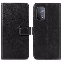 imoshion Étui de télephone portefeuille de luxe Oppo A74 (5G) / A54 (5G) - Noir