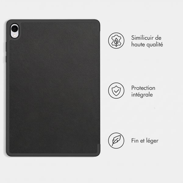 imoshion Coque tablette Trifold Samsung Galaxy Tab S12 Plus - Noir