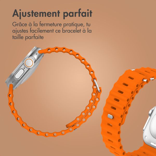Accezz Bracelet Ocean Apple Watch | 44/45/46/49 mm - Orange