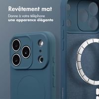 imoshion Coque Couleur avec MagSafe Apple iPhone 17 Pro - Bleu foncé