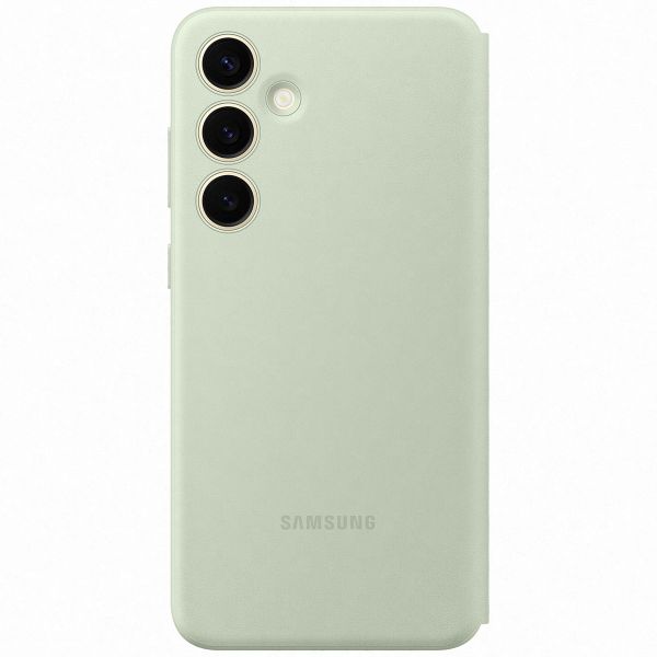 Samsung Original Coque S View Samsung Galaxy S24 Plus - Light Green