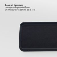 Selencia Étui portefeuille amovible Olyn avec MagSafe Samsung Galaxy A56 - Noir