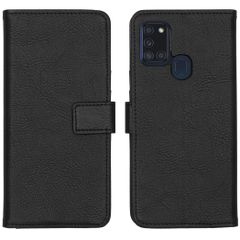 imoshion Étui de télephone portefeuille de luxe Samsung Galaxy A21s - Noir