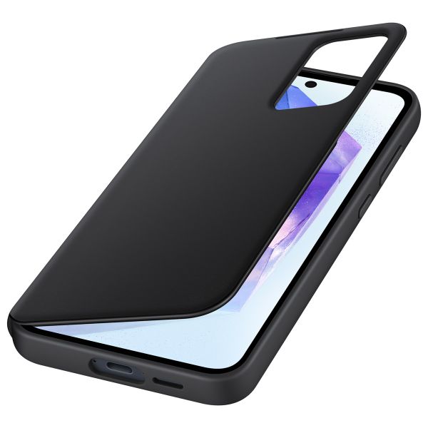 Samsung Original Coque S View Samsung Galaxy A55 - Noir