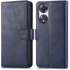 imoshion Étui de télephone portefeuille de luxe Oppo A58 - Bleu foncé