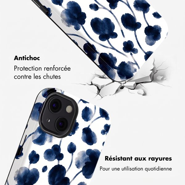 Selencia Coque arrière Vivid Apple iPhone 13 - Midnight Blossom