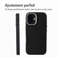 Accezz Coque arrière Mesh avec MagSafe Apple iPhone 16 - Noir