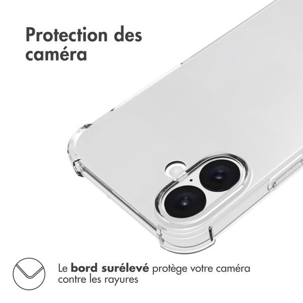 imoshion Shockproof Case Apple iPhone 16 Plus - Transparent