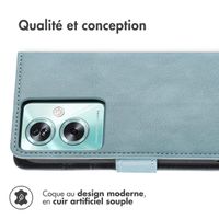 imoshion Étui de télephone portefeuille de luxe Oppo A79 - Bleu clair