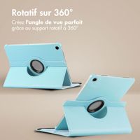 imoshion Coque tablette rotatif à 360° Samsung Galaxy Tab A11 Plus / A9 Plus - Bleu clair