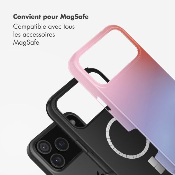 Selencia Coque arrière Vivid avec MagSafe Apple iPhone 17 Pro - Gradient Soft Blush