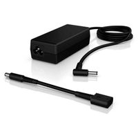 HP Chargeur d'ordinateur portable intelligent original 65 watts | Adaptateur secteur avec câble d'alimentation - Noir