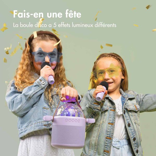 imoshion Sing & Shine Karaoke Set - Enceinte et 2 micros - Lavender Lilac