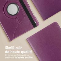 imoshion Coque tablette rotatif à 360° Samsung Galaxy Tab A8 - Violet