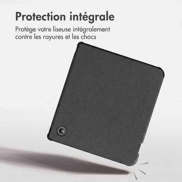 imoshion Étui de liseuse portefeuille Pliable Kobo Libra Colour - Noir