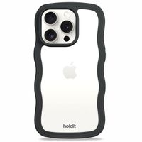 Holdit Coque Wavy Apple iPhone 14 Pro - Black / Transparent