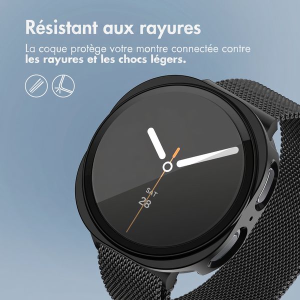 imoshion Coque rigide à couverture complète Samsung Galaxy Watch 8 (40 mm) - Noir