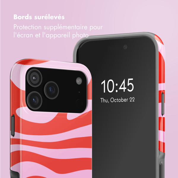 Selencia Coque arrière Vivid avec MagSafe Apple iPhone 17 Pro Max - Dream Swirl Pink