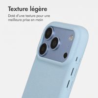 imoshion Coque arrière Texture Apple iPhone 18 Pro Max / 17 Pro Max - Bleu clair