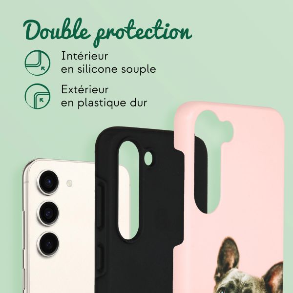Concevez votre propre coque Tough Samsung Galaxy S23 - Blanc