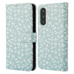 imoshion Étui de télephone portefeuille Design Samsung Galaxy A56 - Smoke Green Flowers