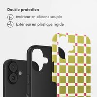 Selencia Coque arrière Vivid Apple iPhone 17 - Check This Olive