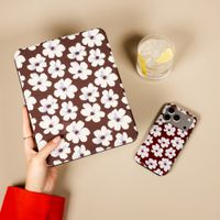 Selencia Coque tablette Vivid Samsung Galaxy Tab A11 Plus / A9 Plus - Choco Flower Pop