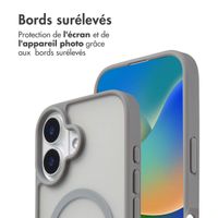 imoshion Coque Color Guard avec MagSafe Apple iPhone 16 - Gris