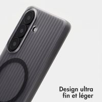 Accezz Coque arrière Lite avec MagSafe | Fluted | Samsung Galaxy S26 - Gris