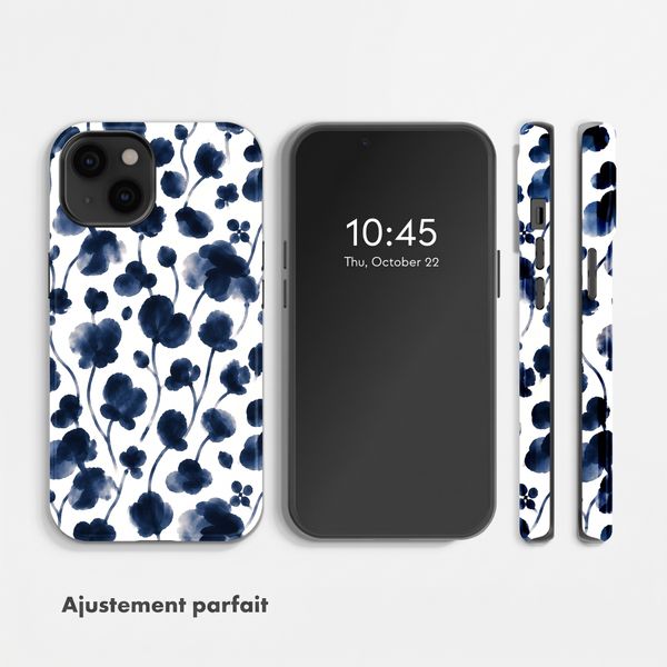 Selencia Coque arrière Vivid avec MagSafe Apple iPhone 14 - Midnight Blossom