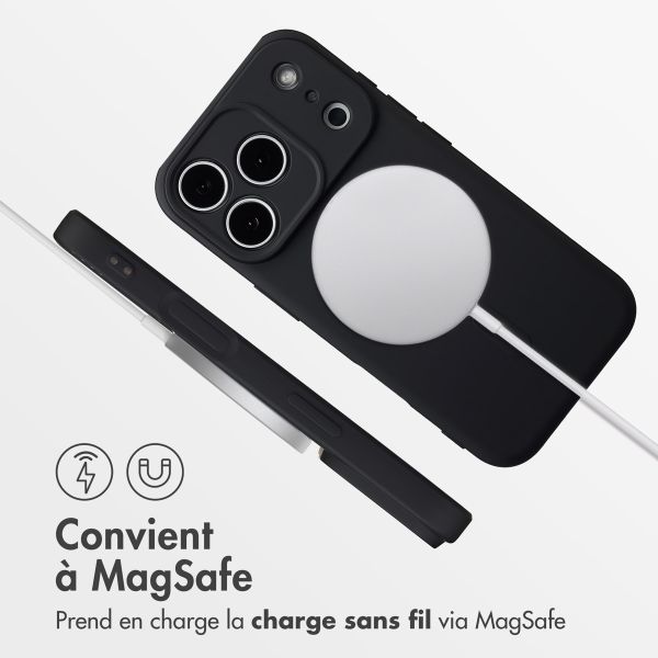 imoshion Coque Couleur avec MagSafe Apple iPhone 17 Pro - Noir