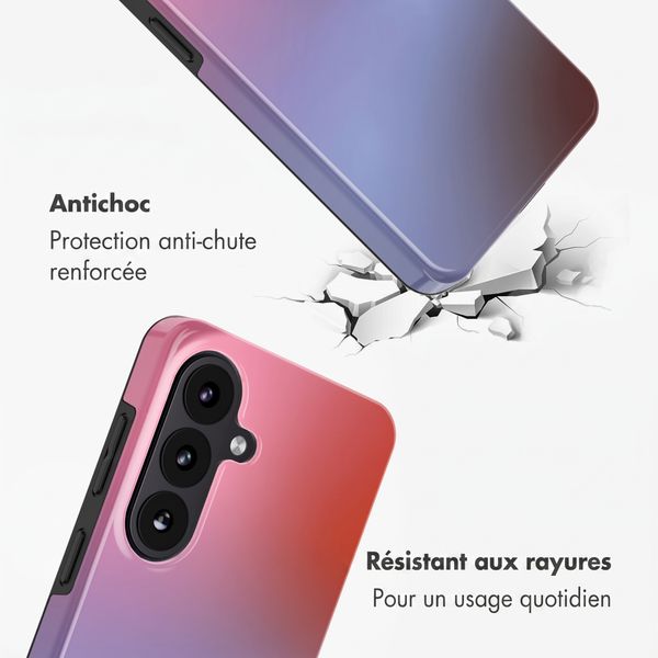 Selencia Coque arrière Vivid avec MagSafe Samsung Galaxy S26 FE - Gradient Soft Blush