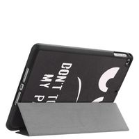 imoshion Coque tablette Design Trifold Apple iPad 6 (2018) 9.7 pouces / iPad 5 (2017) 9.7 pouces / Air 2 (2014)/Air 1 (2013) - Don't touch