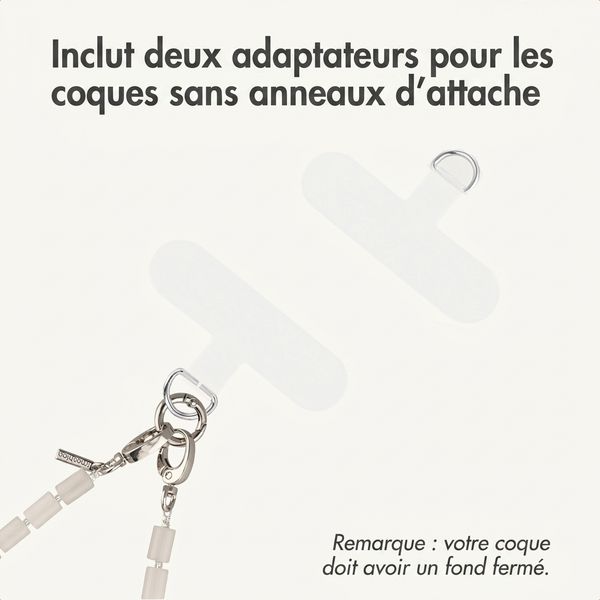 imoshion Cordon de téléphone Quartz - Blanc