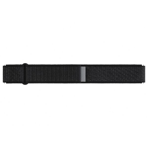 Samsung Bracelet Original Feather Fabric Wide Samsung Galaxy Watch 4 / 5 / 6 / 7 / FE (20 mm) - Taille M/L - Noir