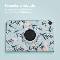 imoshion Coque tablette Design rotatif à 360° Samsung Galaxy Tab S6 Lite (2020/2022/2024)  - Flowers