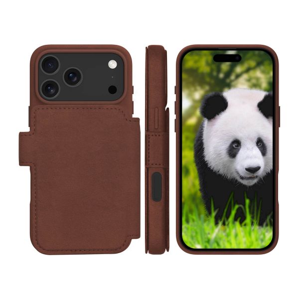 dbramante1928 Étui de téléphone portefeuille Lynge MagSafe Apple iPhone 17 Pro / 17 Pro Max - Dark Tan