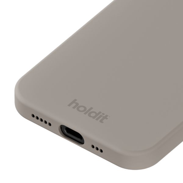 Holdit Coque Silicone Apple iPhone 17e / 16e - Taupe