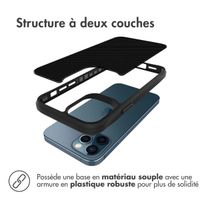 imoshion Rugged Hybrid Carbon Case Apple iPhone 12 (Pro) - Noir