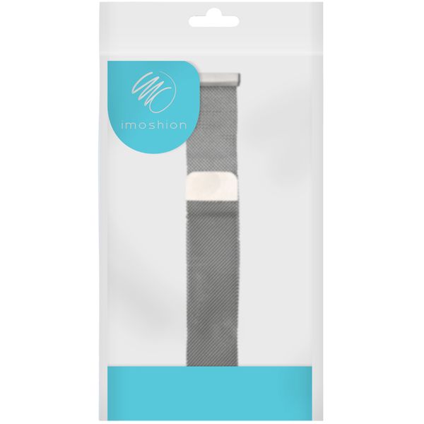 imoshion Bracelet magnétique milanais Fitbit Versa 4/ 3 / Sense (2) - Argent