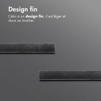 imoshion Étui de téléphone portefeuille Slim Honor 600 Lite - Noir