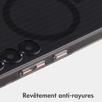 Accezz Coque arrière Lite avec MagSafe | Fluted | Samsung Galaxy S24 - Noir