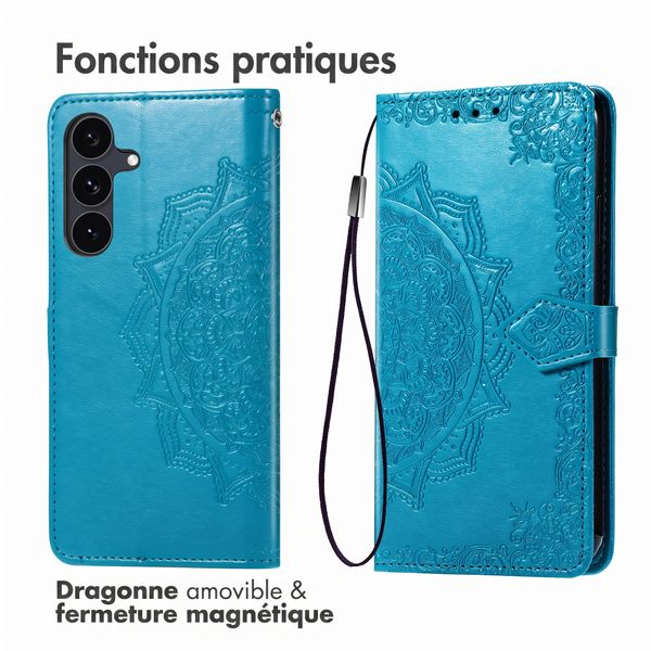 imoshion Etui de télephone Mandala Samsung Galaxy S26 FE - Turquoise