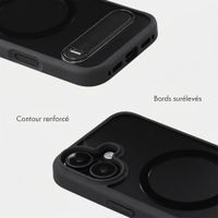 Accezz Coque arrière Hold avec MagSafe Apple iPhone 16 - Black